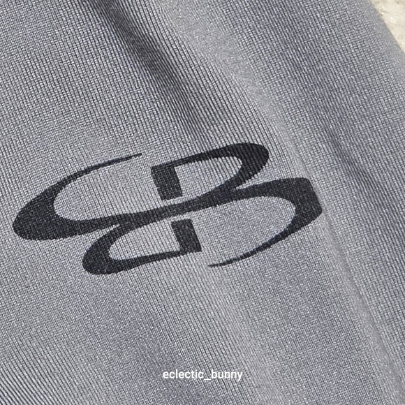 BOOMBAH Gray Long Sleeve 1/4 Zip Pullover Shirt Activewear YXL - Picture 5 of 8